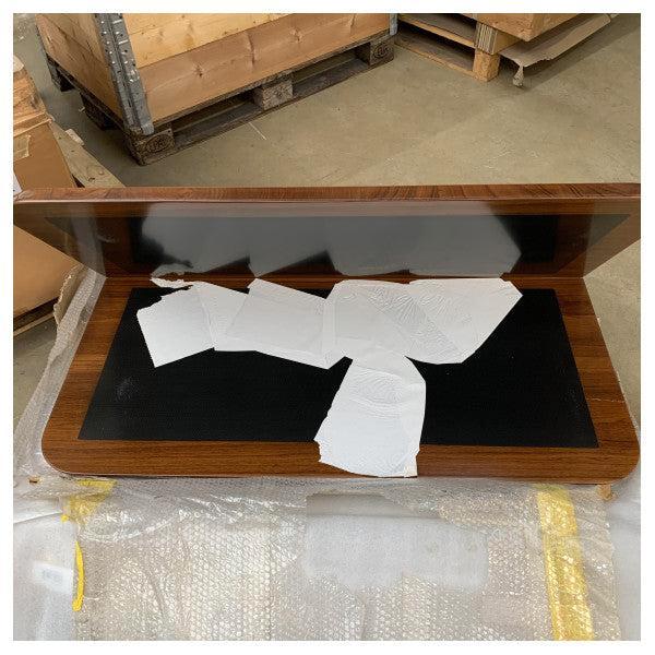 Bieden: Ferretti foltable cockpit table teak, Watersport en Boten, Bootonderdelen, Ophalen of Verzenden