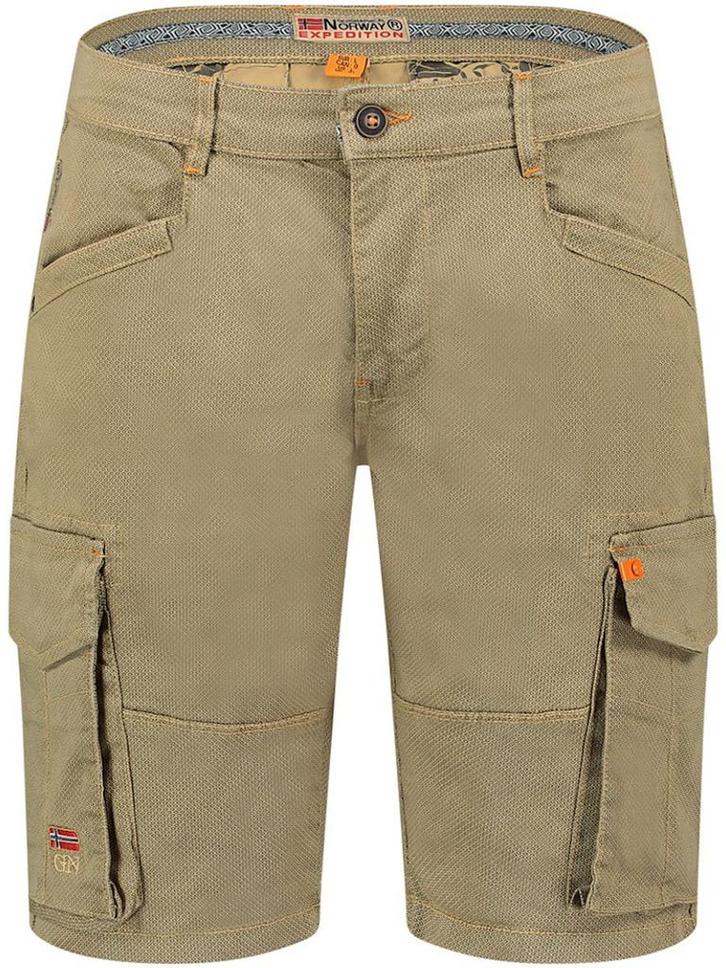 Geographical Norway Bermuda Met Stretch Patrimoine Beige, Kleding | Heren, Broeken en Pantalons, Verzenden