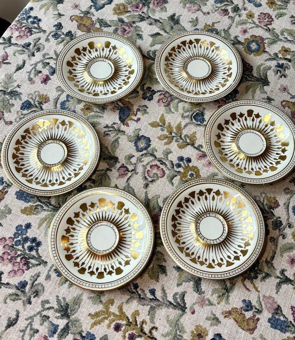 Delvaux - Bord (6) - Porselein, Antiquités & Art, Antiquités | Verre & Cristal