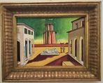 Carlo Capelli Copista (XX), Da De Chirico - Piazza dItalia, Antiek en Kunst, Kunst | Schilderijen | Klassiek