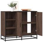 vidaXL Dressoir 92x35x76 cm bewerkt hout bruin eikenkleurig, Maison & Meubles, Verzenden