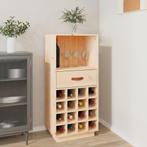 vidaXL Armoire à vin 45x34x100 cm Bois de pin massif, Maison & Meubles, Verzenden, Neuf