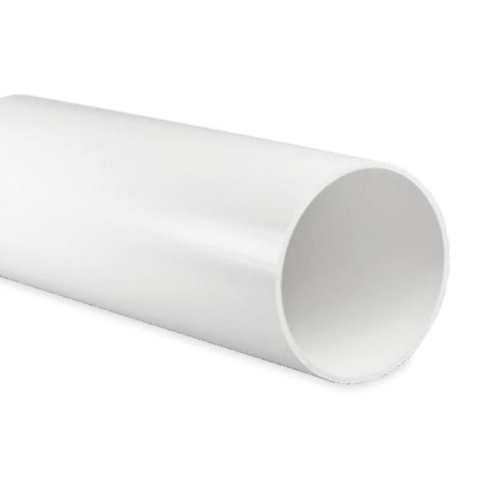 Kunststof ventilatiebuis rond Ø 125mm - Lengte 50cm, Doe-het-zelf en Bouw, Buizen en Afvoer, Nieuw, Verzenden