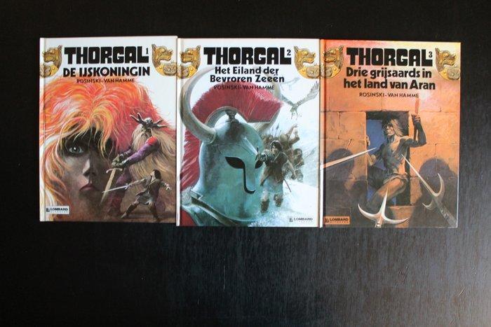 Thorgal hardcover 1 t/m 3 - 3 Album - Eerste druk - 1989, Boeken, Stripverhalen