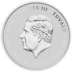 Tuvalu. 1 Dollar Stranger Things The Upside Down 2026 - 1 Oz