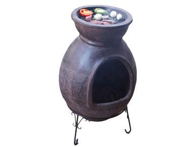Sol-y-Yo Chimenea Mexicaanse terracotta kachel Barbecue, Tuin en Terras, Tuinhaarden, Verzenden