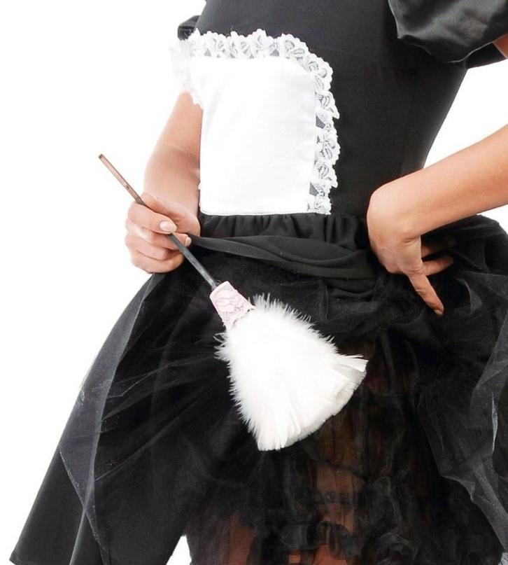 Plumeau Witte Veren 35cm, Hobby en Vrije tijd, Feestartikelen, Nieuw, Verzenden