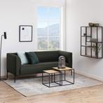 Naturel houten wandkast | Zwart metalen frame | 75 x 91 cm, Verzenden, Nieuw