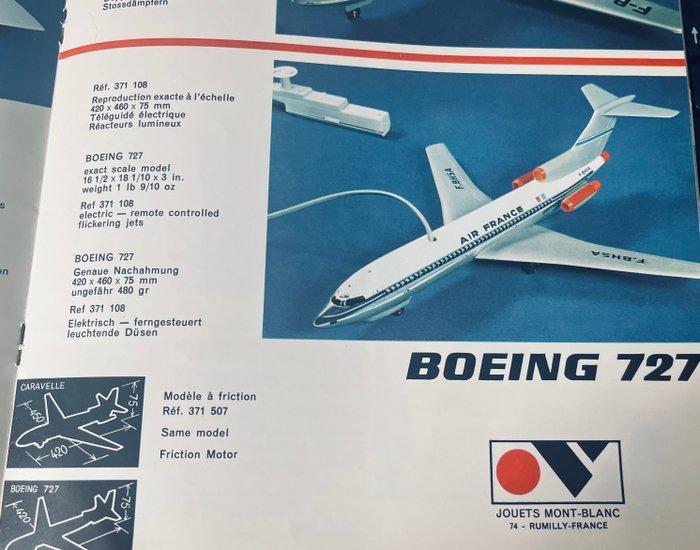 Jouets Mont Blanc - Jouet Tin Friction Boeing 727-200, Antiek en Kunst, Antiek | Speelgoed