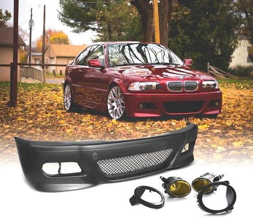 PARE CHOCS FRONTAL BMW E46 99-05 LOOK M3 + ANTIBROUILLARD JA, Auto-onderdelen, Carrosserie, Verzenden