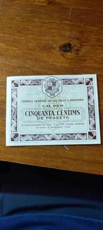 Andorra. - 50 centimos 1936 - Pick 5, Timbres & Monnaies