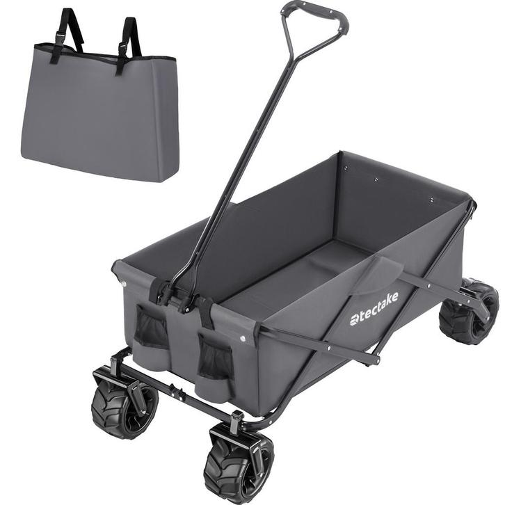 tectake Opvouwbare bolderwagen met brede banden draagkracht, Tuin en Terras, Overige Tuin en Terras, Verzenden