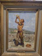 Ezio Marzi (1875-1955) - Muratore affaticato sotto il sole, Antiek en Kunst