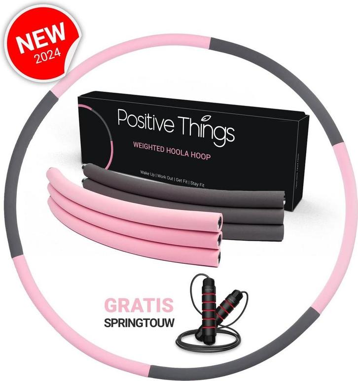 Hoelahoep Fitness - Fitness Hoelahoep Volwassenen - 1.2KG, Kinderen en Baby's, Speelgoed | Overig, Zo goed als nieuw, Verzenden