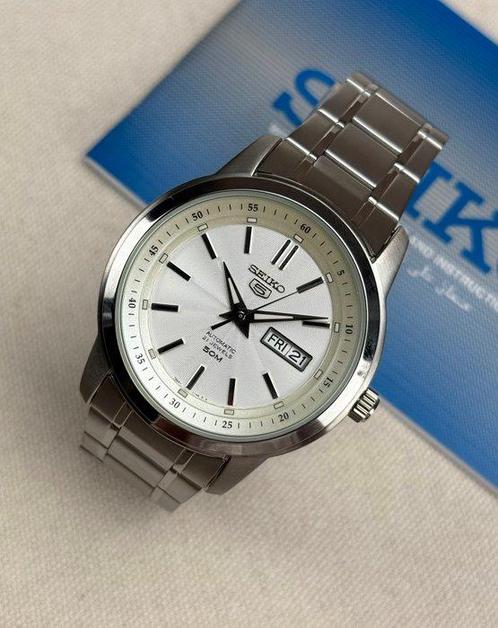 Seiko - 5 - Automatic Day Date - Zonder Minimumprijs -, Handtassen en Accessoires, Horloges | Heren