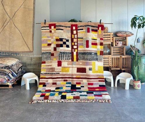 Hedendaags modern wollen tapijt - Marokkaans tapijt - Berber, Huis en Inrichting, Stoffering | Tapijten en Vloerkleden
