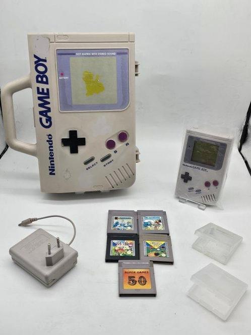 Nintendo - Gameboy Classic - DMG-01 1989 + GB-80 Carrier, Games en Spelcomputers, Spelcomputers | Overige Accessoires