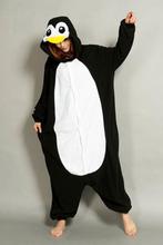 Onesie Zwarte Pinguin Pak 128-134 Pinguinpak Kostuum Zwart W, Nieuw, Ophalen of Verzenden