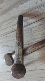 2 oude handgrepen van Tuareg-meubilair - Zilver, Gepatineerd, Antiek en Kunst