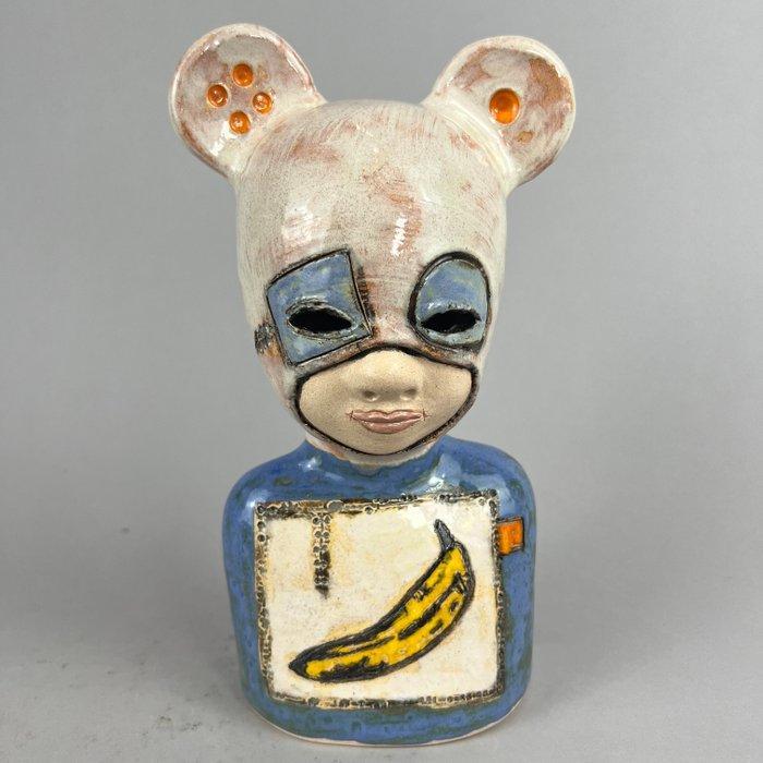 Iwo Rynkiewicz (1970) - „BANAN” Hand made Ceramic Figure, Antiek en Kunst, Kunst | Designobjecten