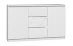 Dressoir - 120 cm 3 lades  wit Wit (Dressoirs, Woonkamer), Huis en Inrichting, Kasten | Dressoirs, Verzenden, Nieuw, Overige houtsoorten