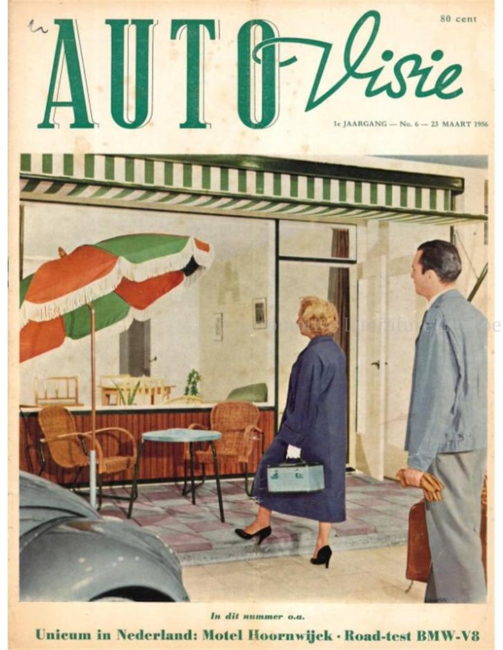 1956 AUTOVISIE MAGAZINE 06 NEDERLANDS, Boeken, Tijdschriften en Kranten, Ophalen of Verzenden