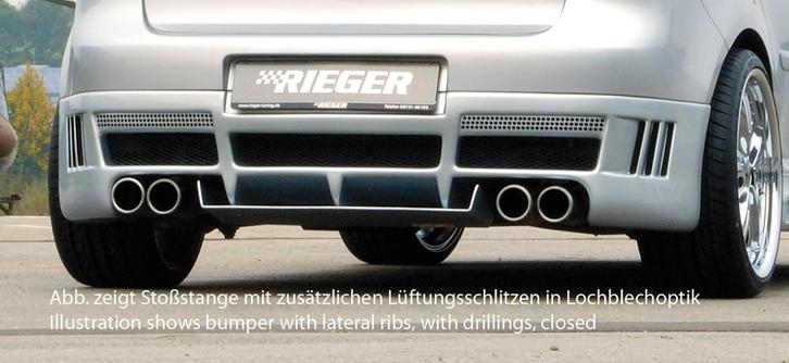 Rieger achteraanzetstuk | Golf 5 - 3-drs., 5-drs. | stuk ong, Auto diversen, Tuning en Styling, Verzenden