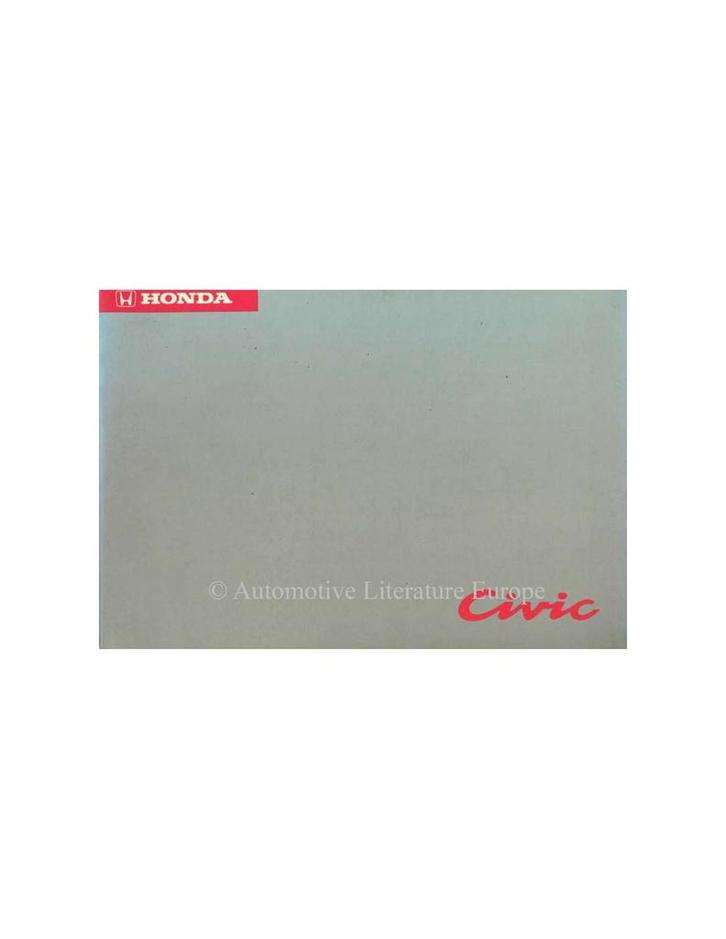 1994 HONDA CIVIC INSTRUCTIEBOEKJE NEDERLANDS, Auto diversen, Handleidingen en Instructieboekjes