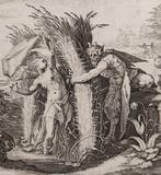 Hendrick Goltzius (1558-1617) - Pan e Siringa - Primo stato