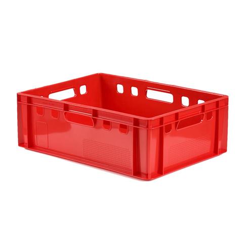 E2 krat 600x400x200 rood gesloten gebruikt, Doe-het-zelf en Bouw, Overige Doe-Het-Zelf en Bouw, Ophalen of Verzenden