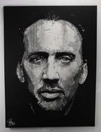 Nicolas Cage -  Handpainted an signed painting - By Artist