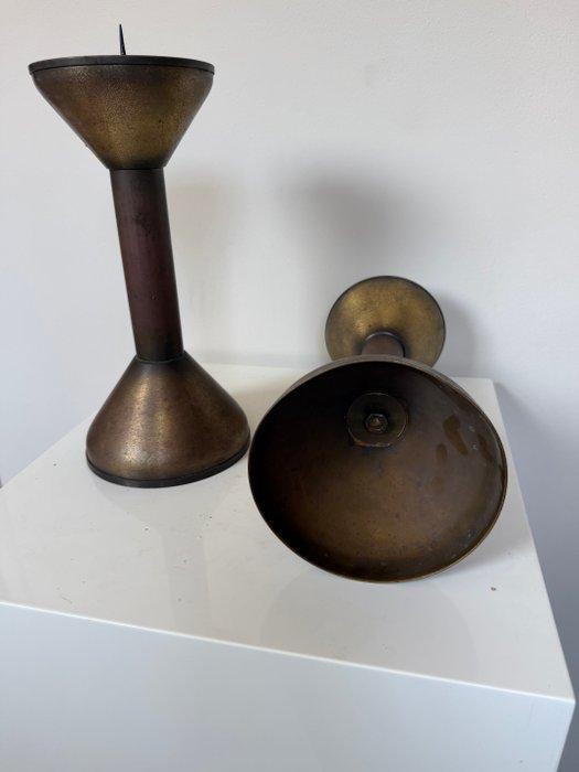 Chandelier (2) - Laiton - École dAmsterdam, Antiquités & Art, Art | Objets design