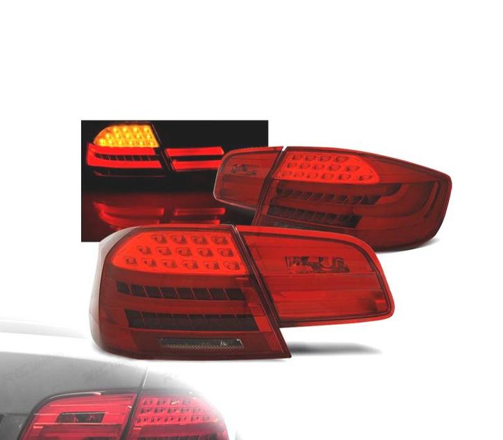 FEUX ARRIÈRE BMW E92 06-10 FULL LED LIGHT BAR ROUGE FUMÉ, Auto-onderdelen, Verlichting, Verzenden