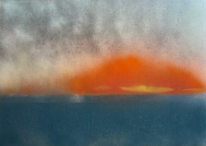 Anton Kaestner - #204 -  Horizon ., Antiek en Kunst, Kunst | Schilderijen | Modern