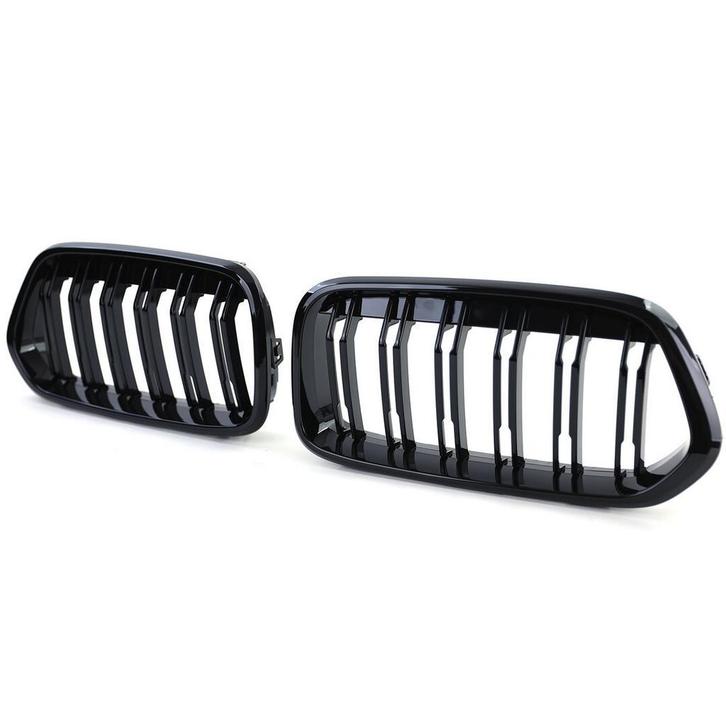 Nieren Dubbelspijls Grill Set Glans Zwart BMW X2 F39 B6426, Auto-onderdelen, Carrosserie, Nieuw, BMW, Voor, Links, Rechts
