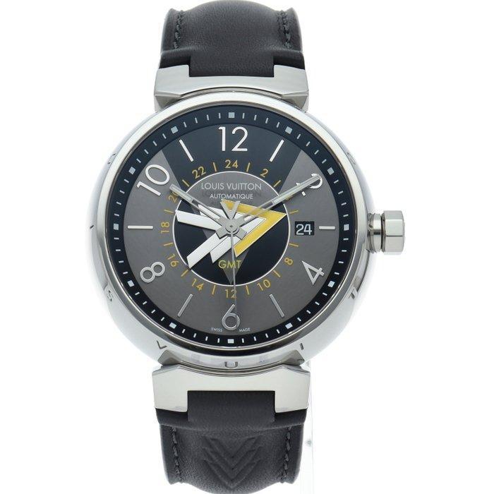 Louis Vuitton - Tambour GMT - Q1D310 - Homme - 2010-2020, Handtassen en Accessoires, Horloges | Heren