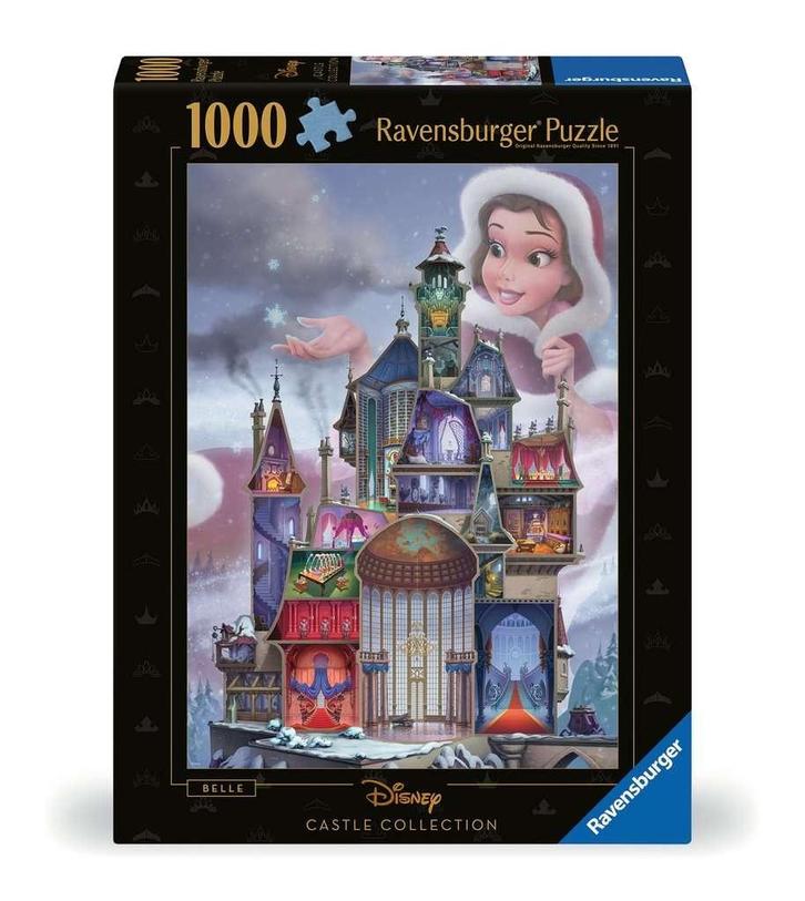 Disney Kastelen Belle en het Beest Puzzel (1000 stukken), Verzamelen, Disney, Ophalen of Verzenden