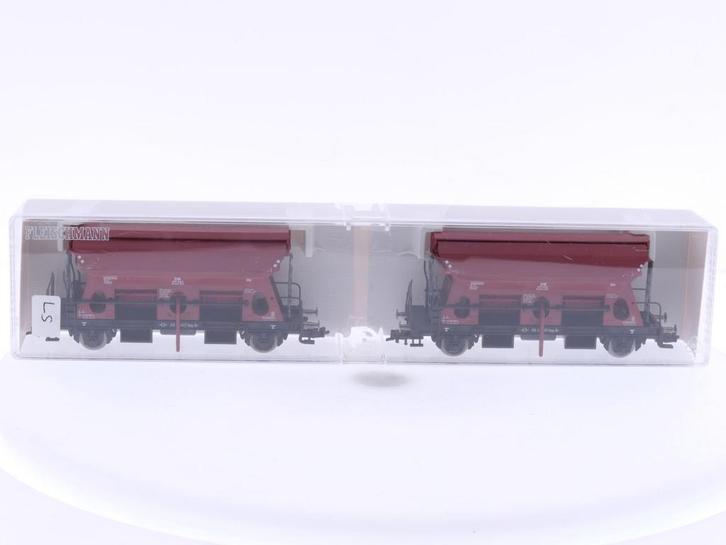 Schaal H0 Fleischmann 5510 set van 2 zelflosser type Klmm..., Hobby en Vrije tijd, Modeltreinen | H0, Gelijkstroom, Analoog, Zo goed als nieuw