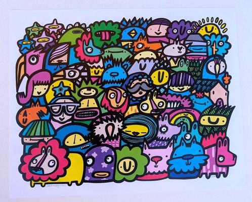 Kev Munday (1986) - Stories In Numbers, Antiek en Kunst, Kunst | Schilderijen | Modern