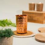 Puur Koperen Beker Gehamerd - 300 ml, Sport en Fitness, Ophalen of Verzenden, Nieuw