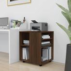 vidaXL Rolkast 60x53x72 cm bewerkt hout bruin eikenkleur, Huis en Inrichting, Kasten | Overige, Verzenden, Nieuw