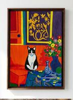 E. García - GATO EN EL SOFÁ NARANJA XL (NO RESERVE)