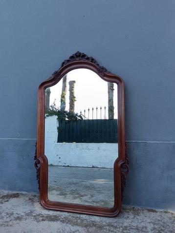 Miroir - Bois - Miroir de fleurs