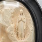 Meerschuim reliëf, Lourdes - Meerschuim - 1850-1900, Antiek en Kunst