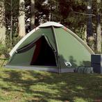 vidaXL Koepeltent 4-persoons waterdicht groen, Caravans en Kamperen, Verzenden, Nieuw