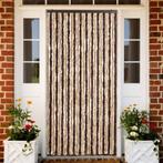 vidaXL Vliegengordijn 100x220 cm chenille beige en, Doe-het-zelf en Bouw, Deuren en Vliegenramen, Verzenden, Nieuw