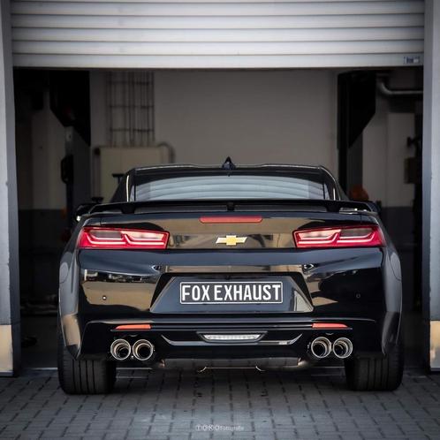 FOX Chevrolet Camaro - A1XC einddemper dwarsuitgang rechts/l, Auto-onderdelen, Uitlaatsystemen, Nieuw, Verzenden