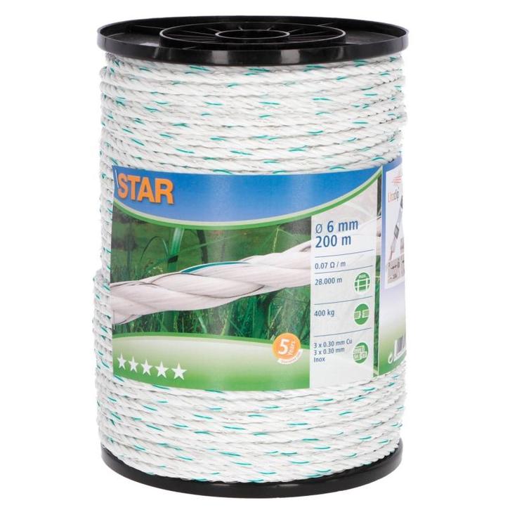 Star schrikdraadkoord 200m,6mm 3x cu 0,30 + 3x ni 0,30 -, Dieren en Toebehoren, Stalling en Weidegang