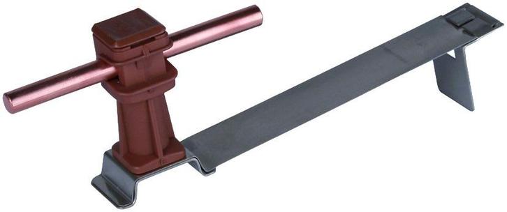 Dehn Roof Conductor Holder Flexisnap Stainless Steel Brown -, Doe-het-zelf en Bouw, Elektriciteit en Kabels, Verzenden