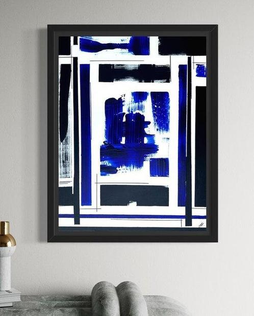 Anaïs LF - Mon bleu - Original Painting, 2025 - Série les, Antiek en Kunst, Kunst | Schilderijen | Modern